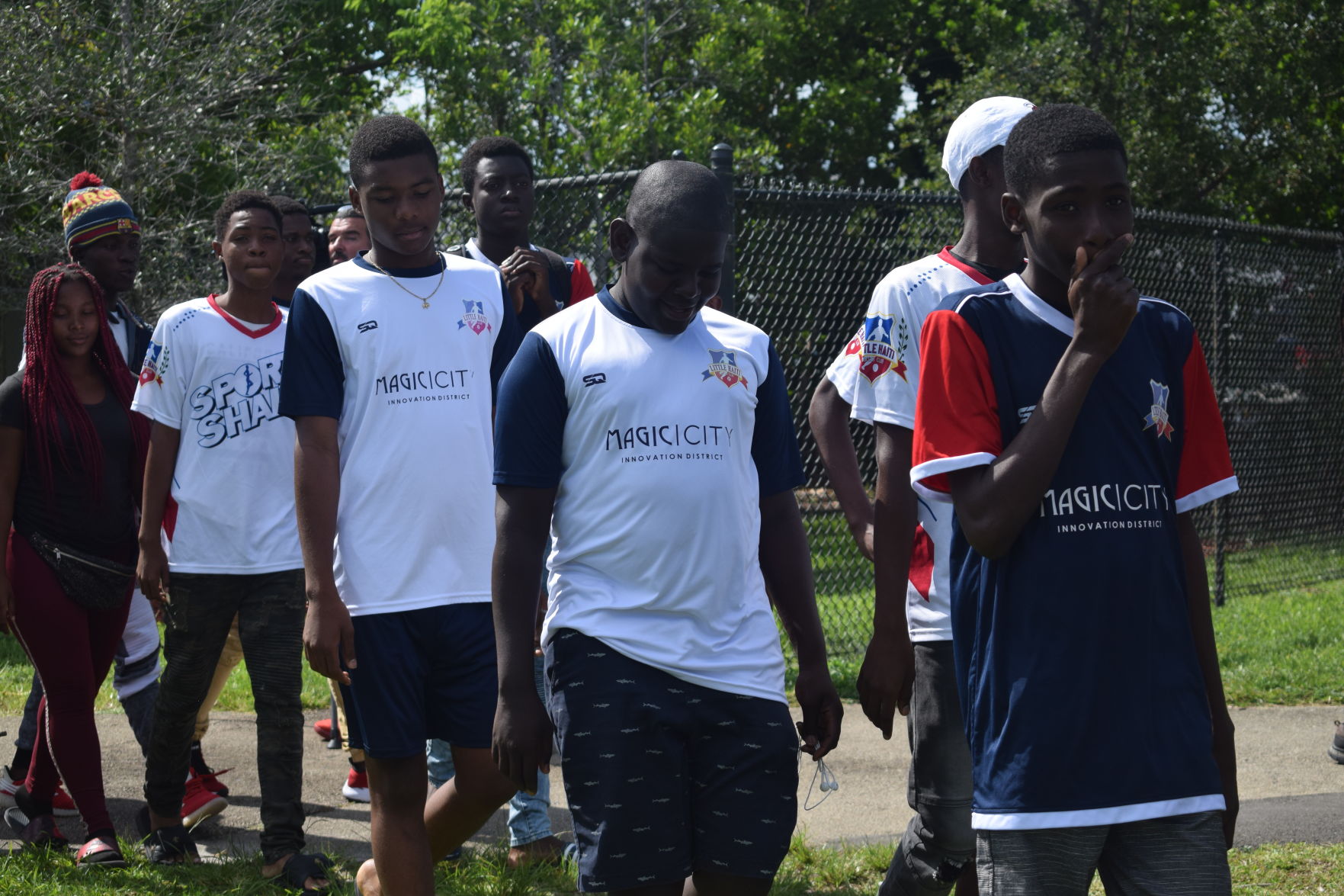Members of the Little Haiti Football Club